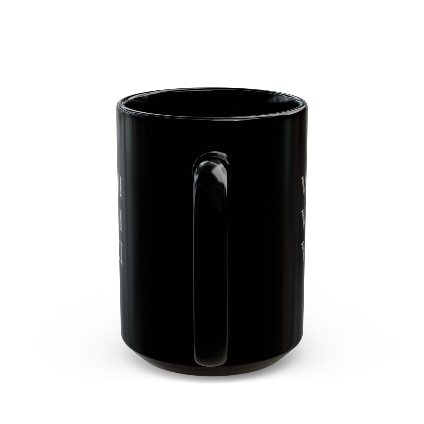 Dragon Fire Black Mug – Veni Vidi Vici 11/15oz