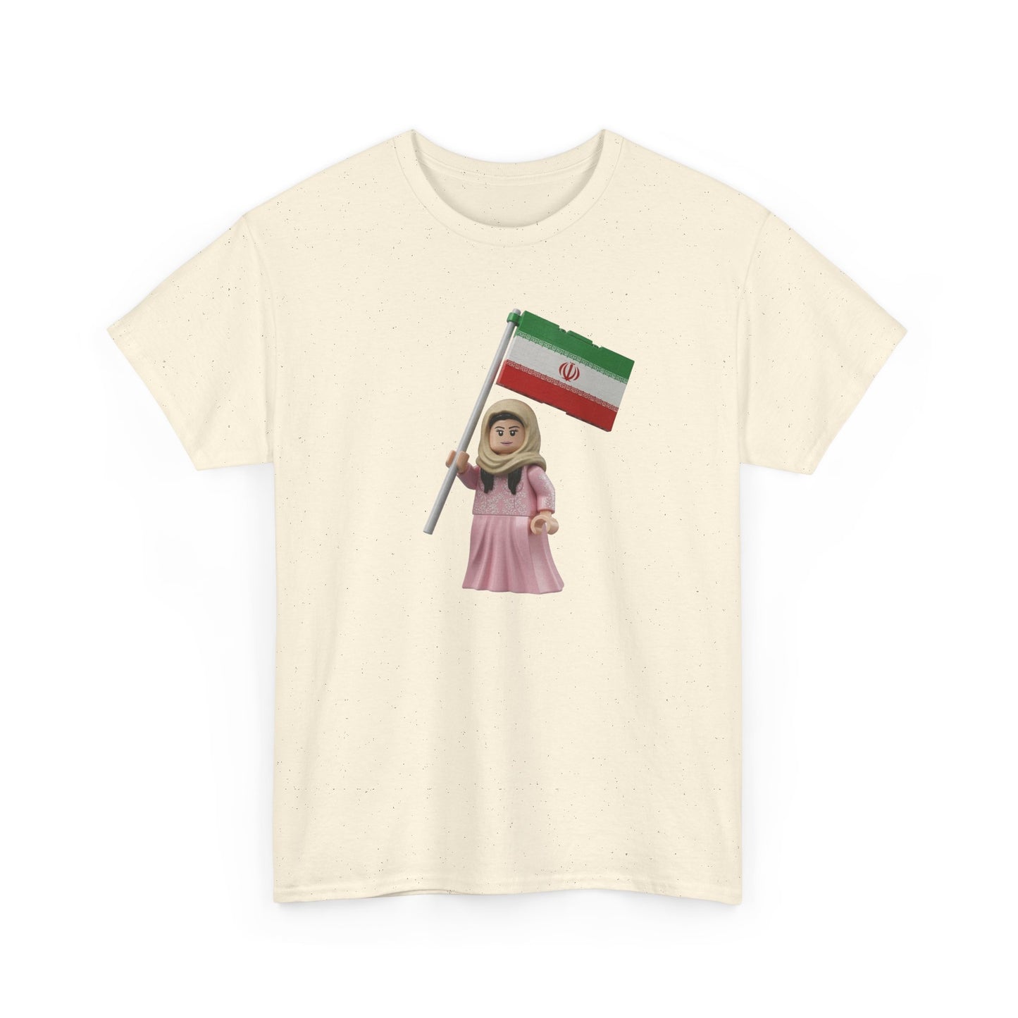 Flag Girl T‑Shirt — Cute Child Holding Flag Tee