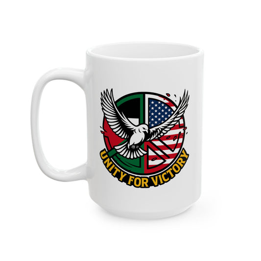 United 4 Victory Ceramic Mug Peace Eagle (11oz & 15oz)