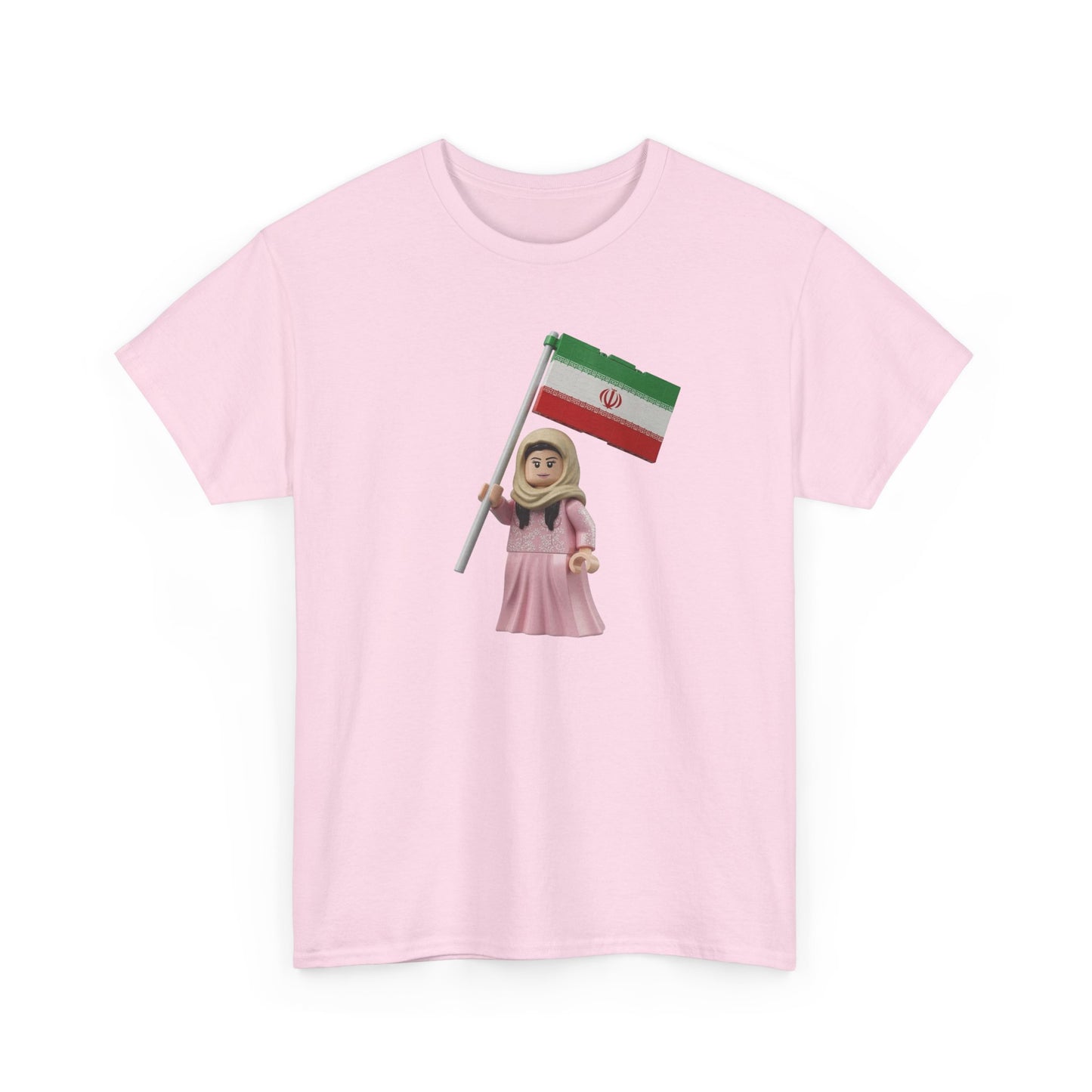 Flag Girl T‑Shirt — Cute Child Holding Flag Tee
