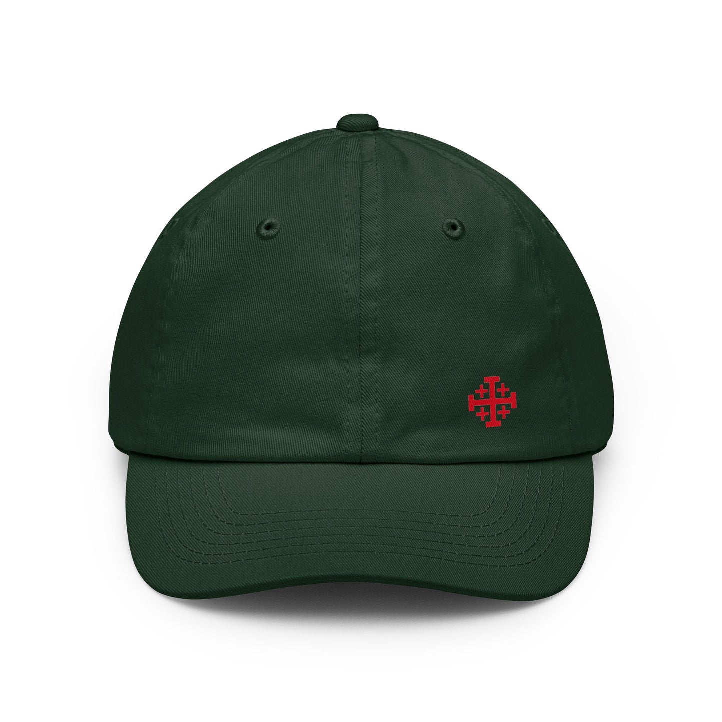 Embroidered Red Cross – Minimal Classic Cap
