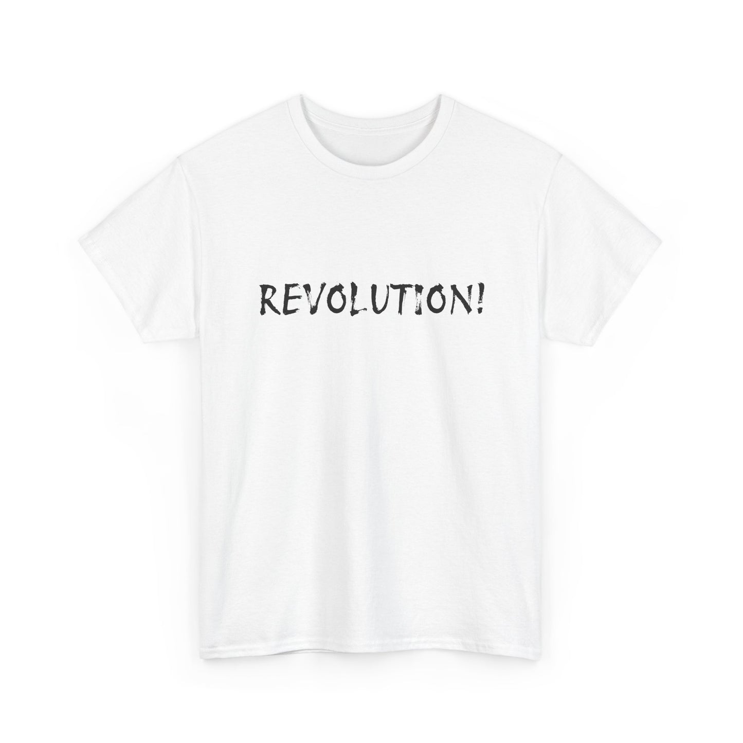 Revolution! Graphic Tee — Minimalist Protest T‑Shirt