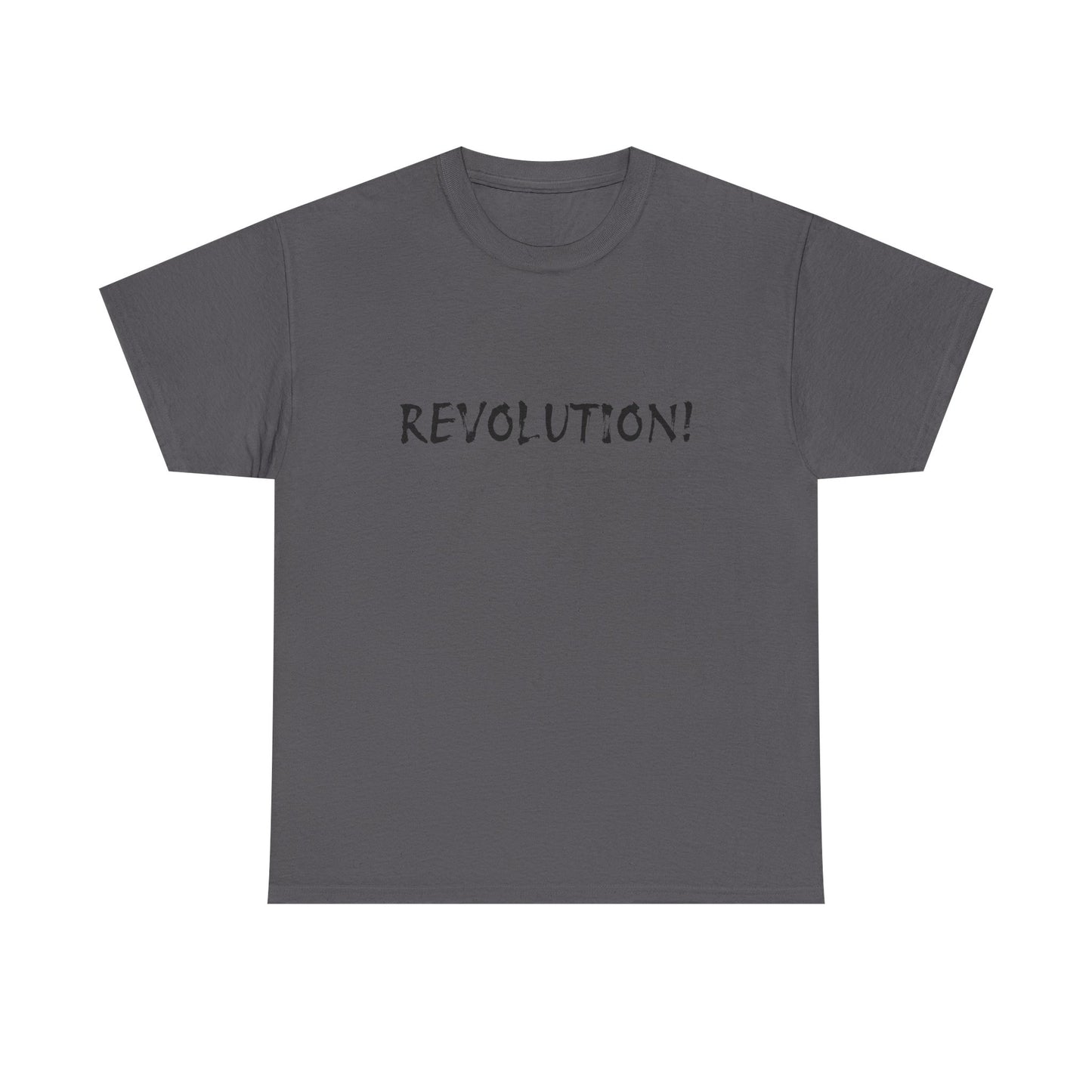 Revolution! Graphic Tee — Minimalist Protest T‑Shirt