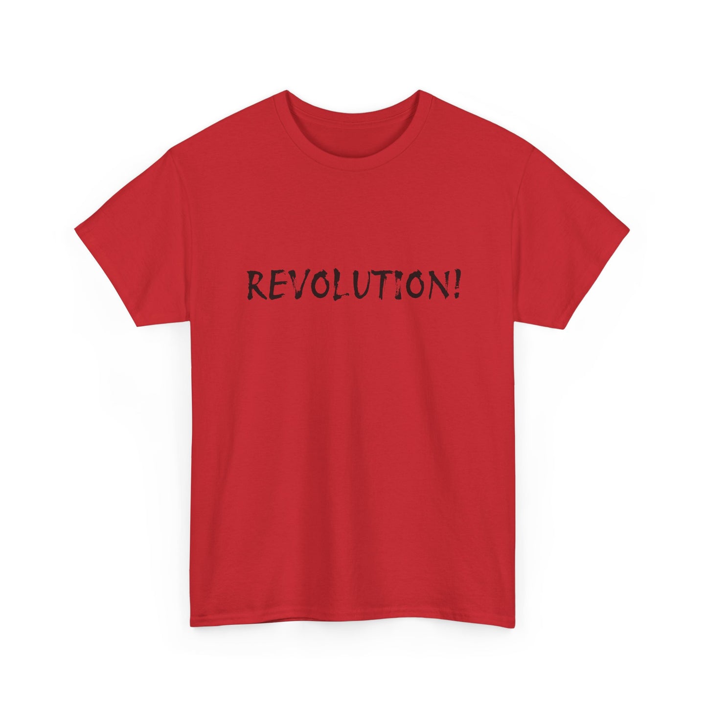Revolution! Graphic Tee — Minimalist Protest T‑Shirt