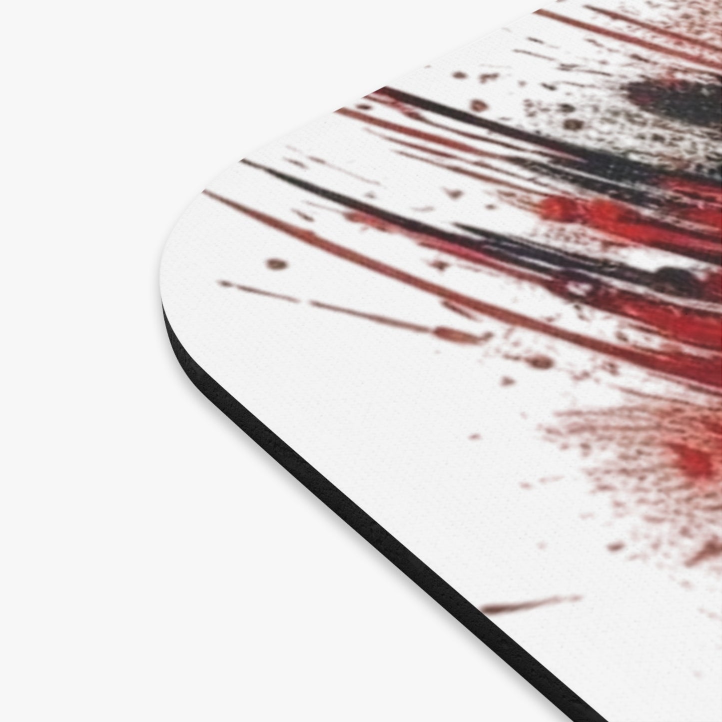 Palestine Flag Splash Mouse Pad — Artistic Rectangle Desk Mousepad