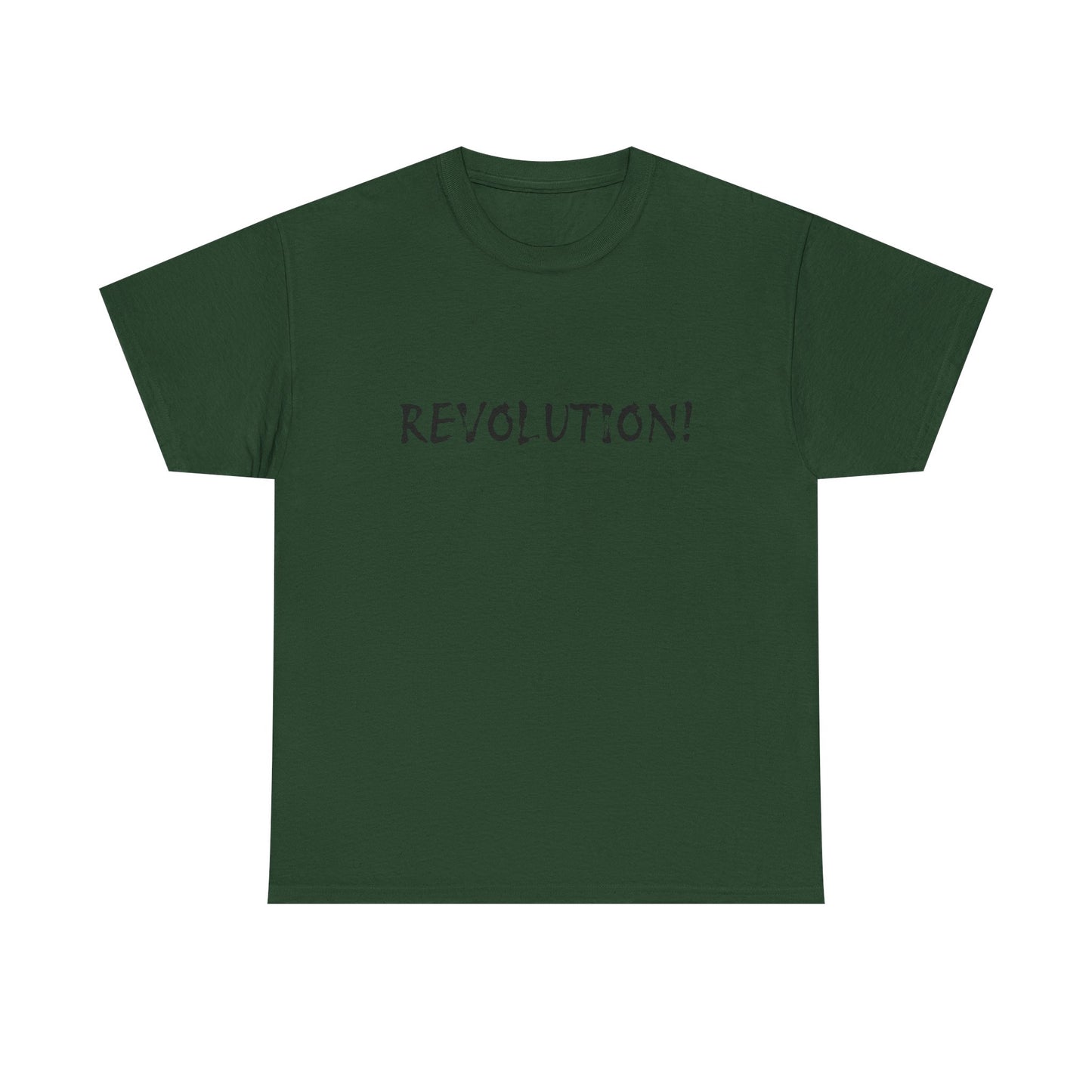 Revolution! Graphic Tee — Minimalist Protest T‑Shirt