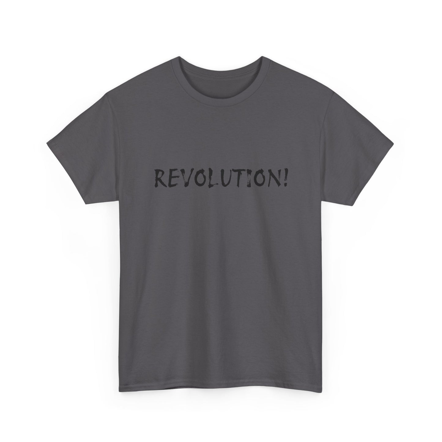 Revolution! Graphic Tee — Minimalist Protest T‑Shirt