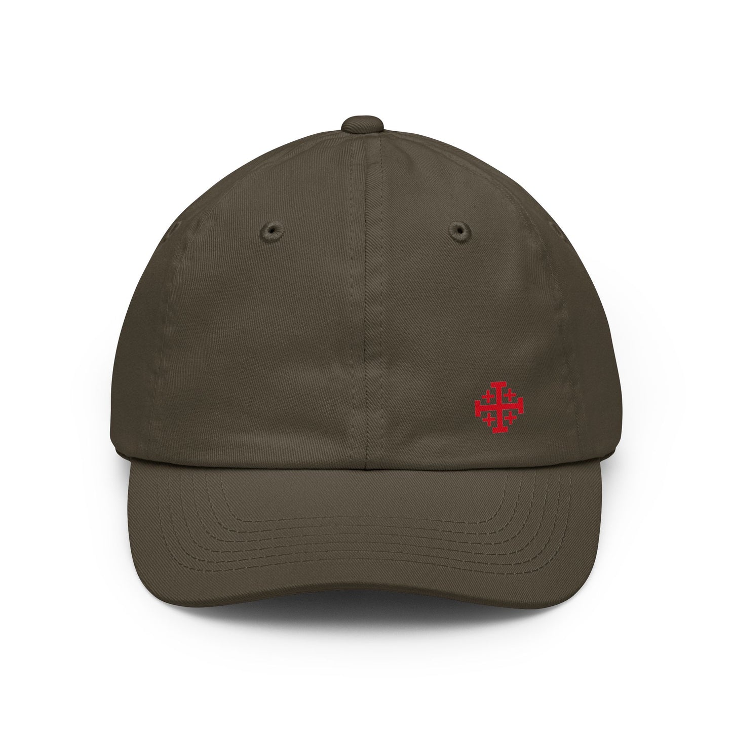 Embroidered Red Cross – Minimal Classic Cap