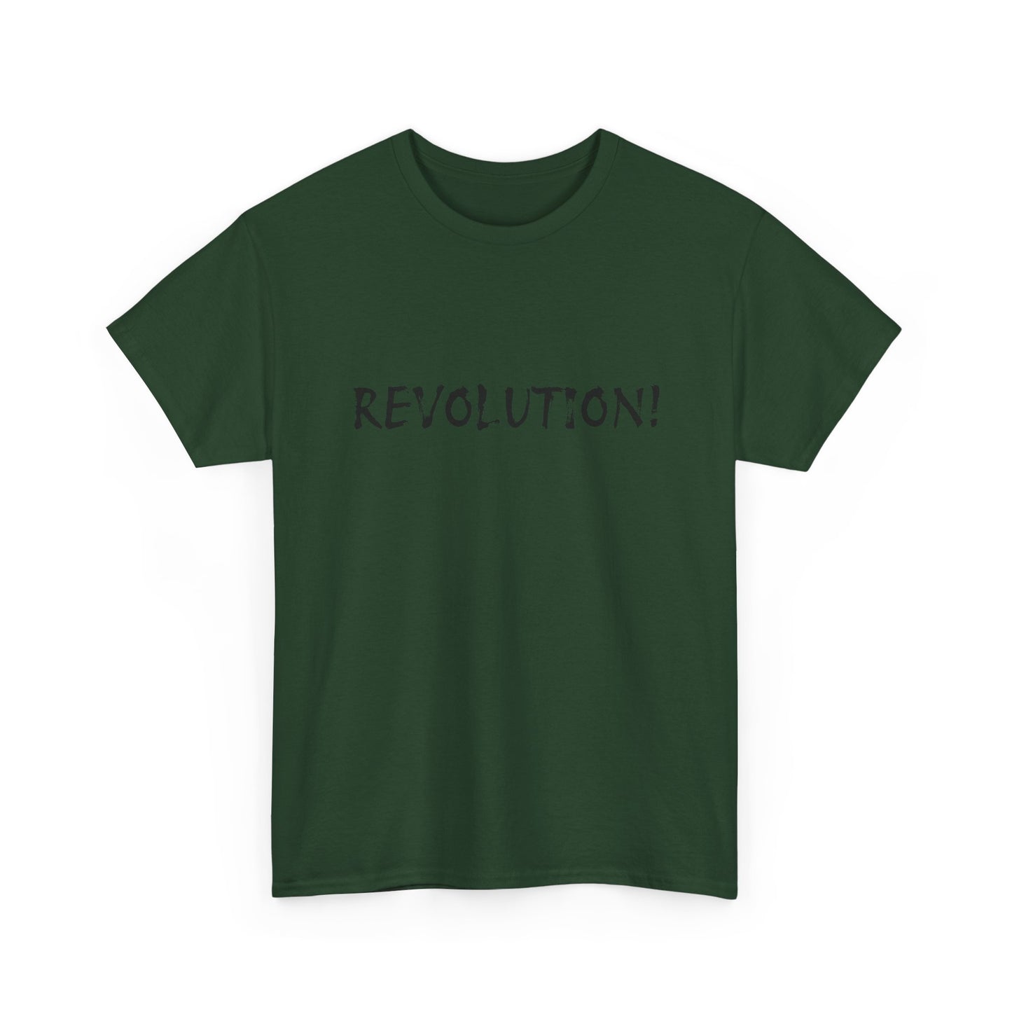 Revolution! Graphic Tee — Minimalist Protest T‑Shirt