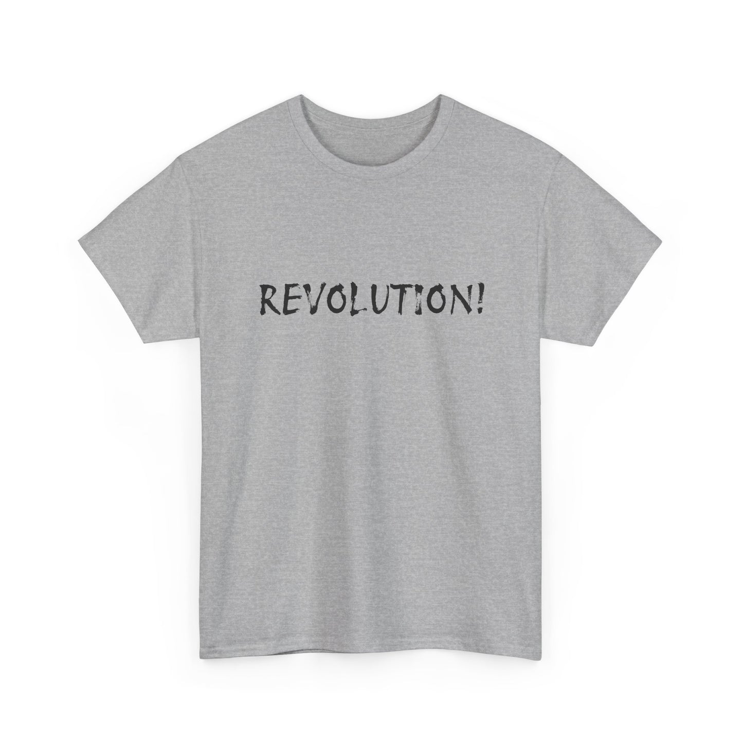 Revolution! Graphic Tee — Minimalist Protest T‑Shirt