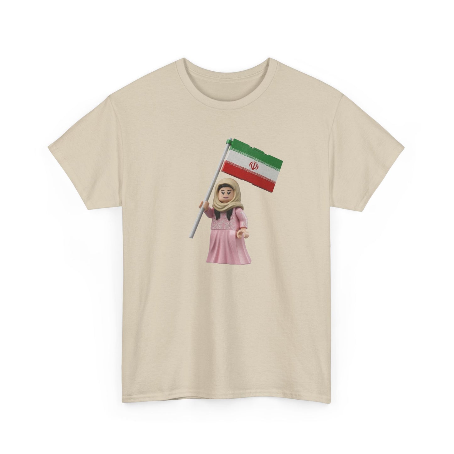 Flag Girl T‑Shirt — Cute Child Holding Flag Tee