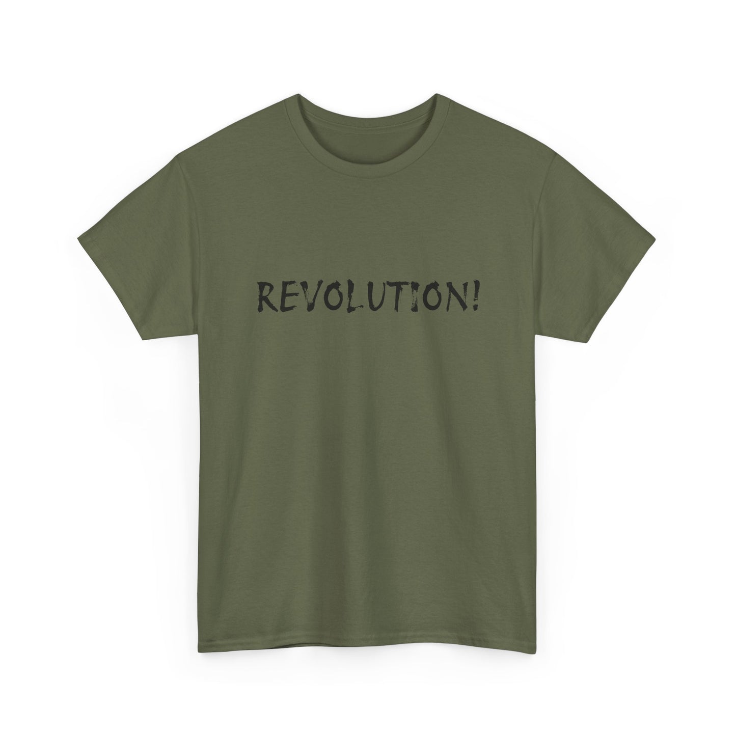 Revolution! Graphic Tee — Minimalist Protest T‑Shirt