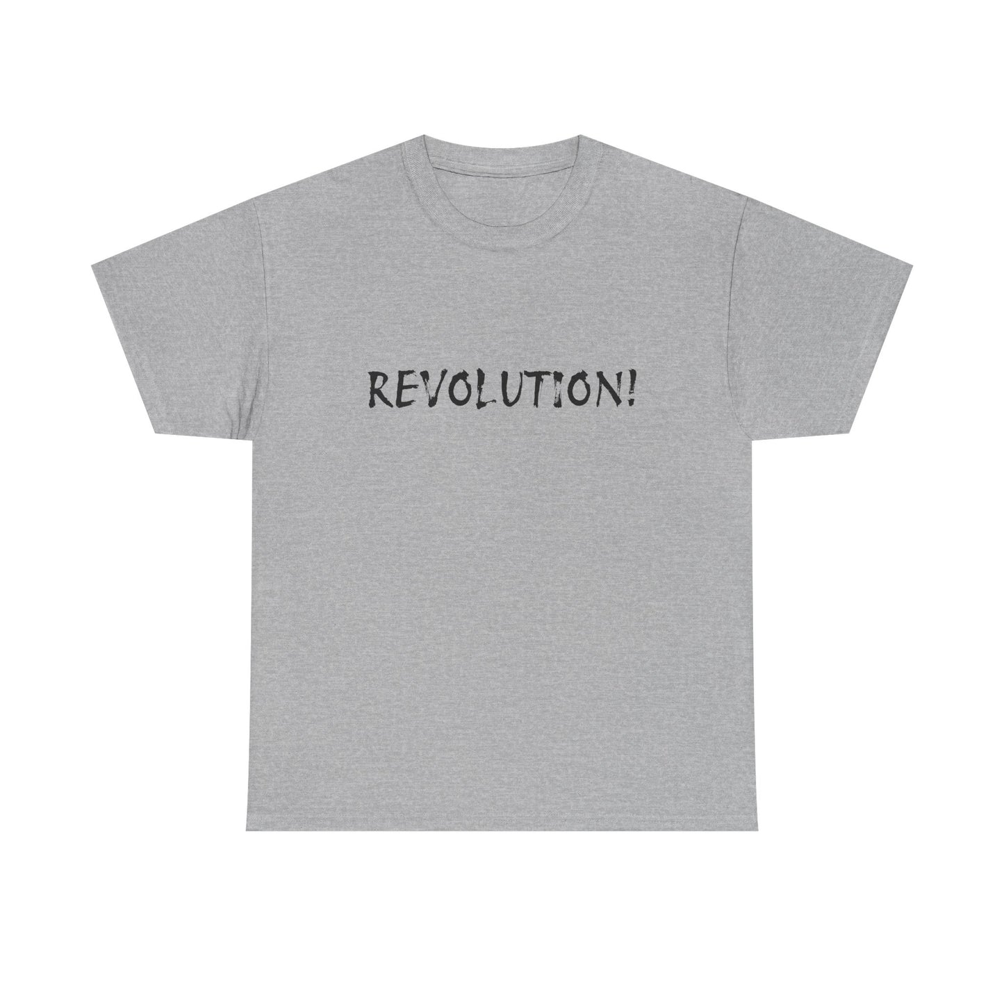 Revolution! Graphic Tee — Minimalist Protest T‑Shirt