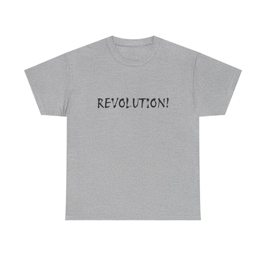 Revolution! Graphic Tee — Minimalist Protest T‑Shirt
